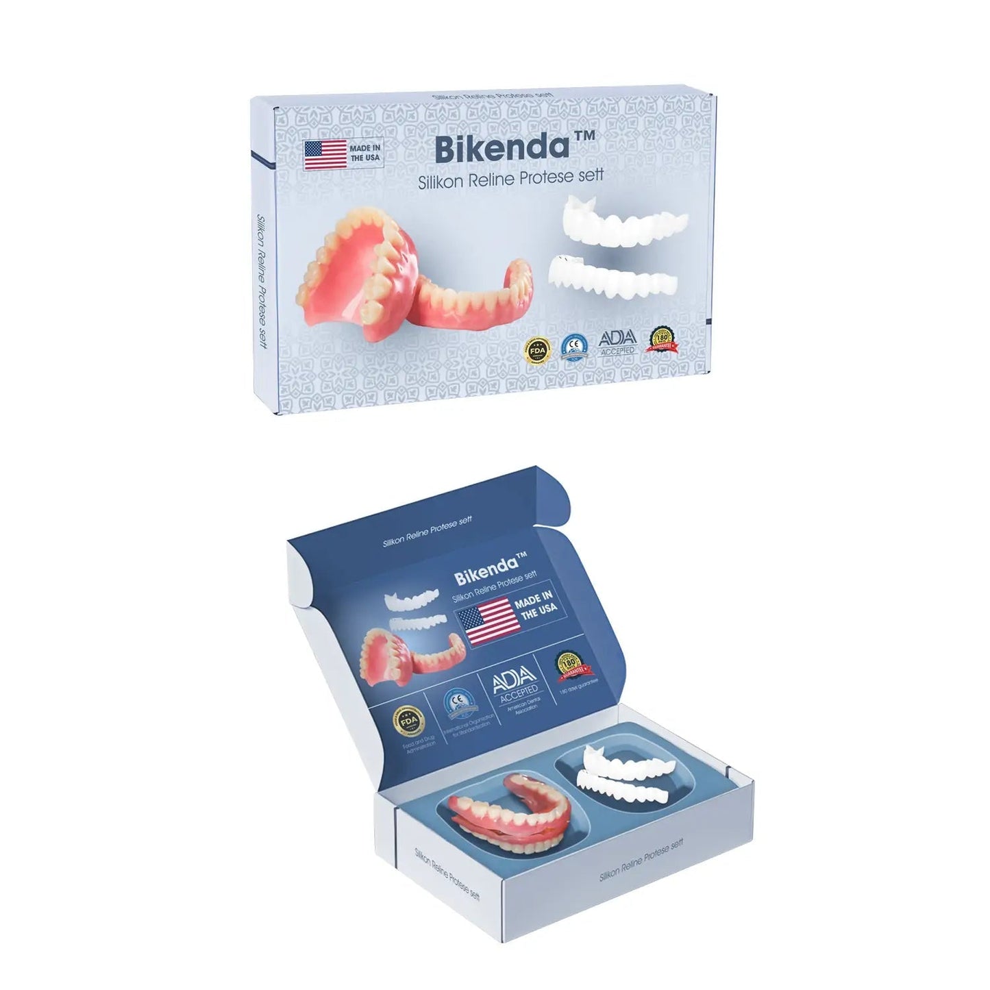 Bikenda™ Premium Custom Silikonski Set Proteza 🦷 (⏰Ograničeni popust, zadnjih 30 minuta⏰)✈️