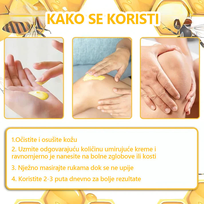 🔥🔥ArthroFree™ Krema za zacjeljivanje kostiju protiv bolova s pčelinjim otrovom🐝(Posebno za starije osobe & AAOS preporučuje)