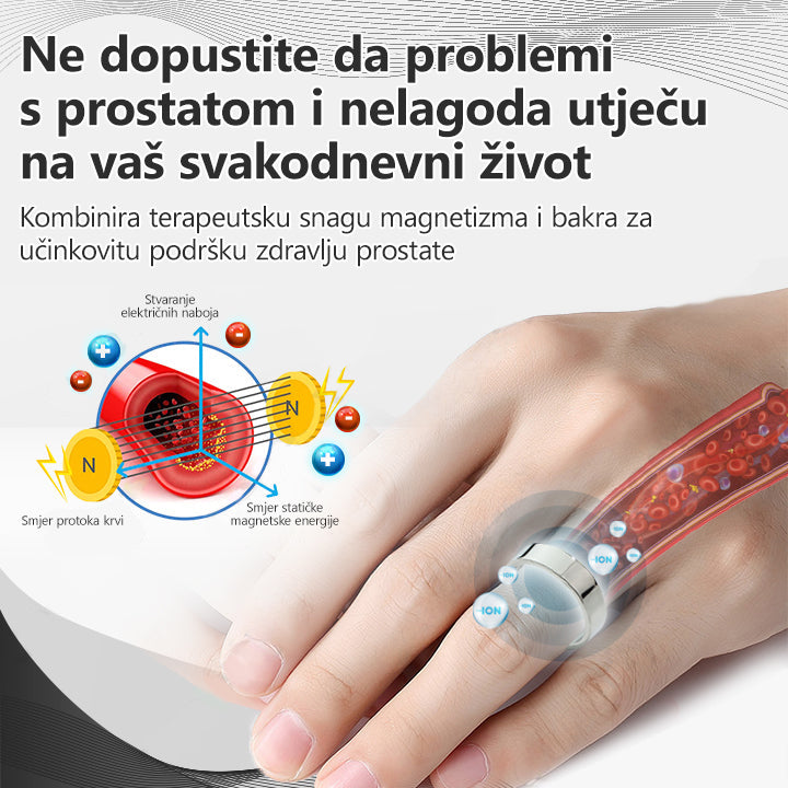 Službena robna marka 🚀CZTICLE™ CopperMag prsten za terapiju prostate x