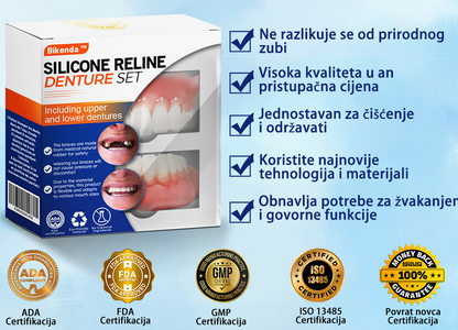 Bikenda™ Silikonski Set Za Mjerenje Proteza 🧨🧨 (👩‍🔬 CED sukladan, odobren od strane profesionalnih stomatologa)