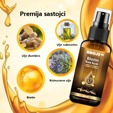 （🔥PRODAJA ZADNJEG DANA -80% POPUST) BBOJI™ Biotin Premium serum za rast kose