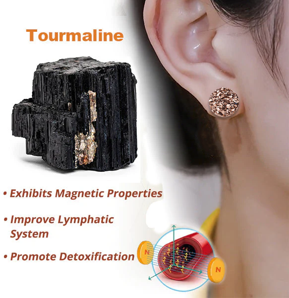 (🎅Christmas 🎄Limited Time Discount 80% Last Day 🎁)CZTICLE™ Lymphvity MagneTherapy Germanium Earrings