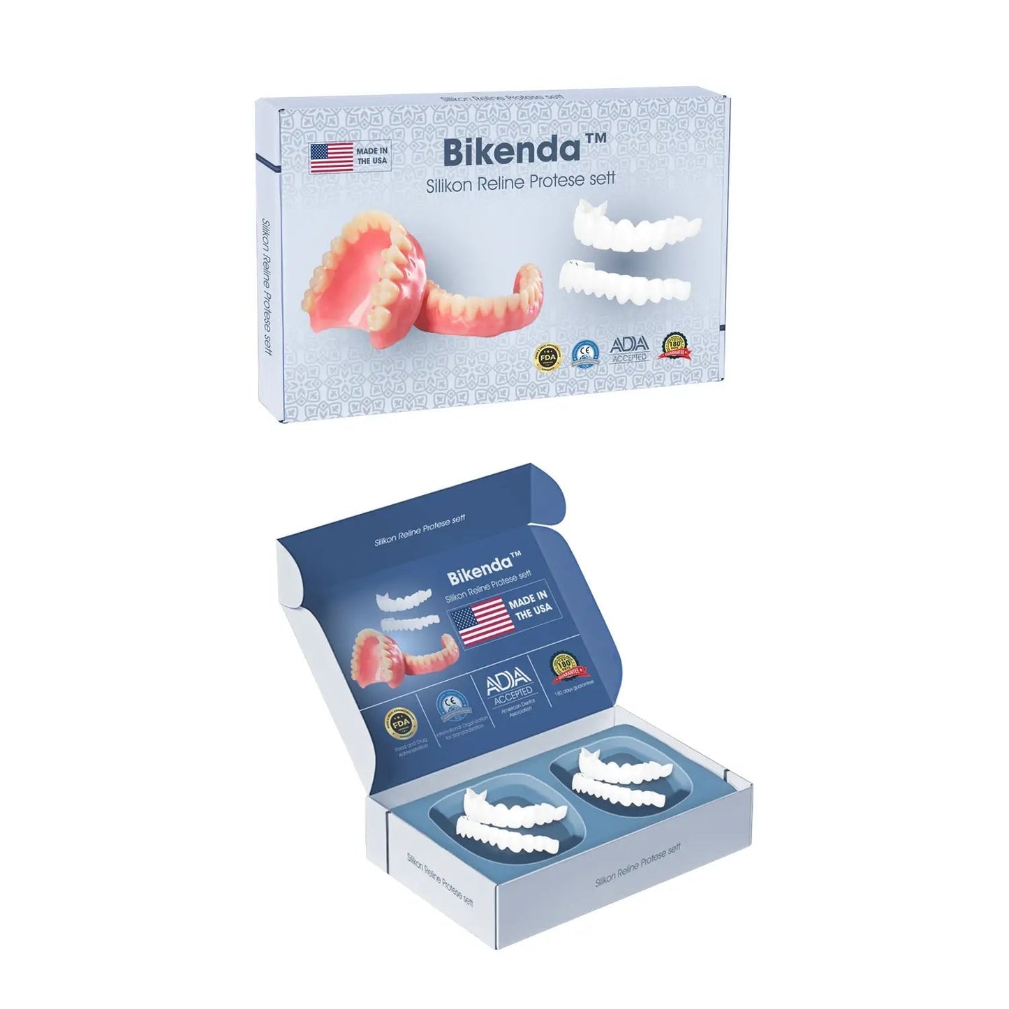 Bikenda™ Premium Custom Silikonski Set Proteza 🦷 (⏰Ograničeni popust, zadnjih 30 minuta⏰)✈️