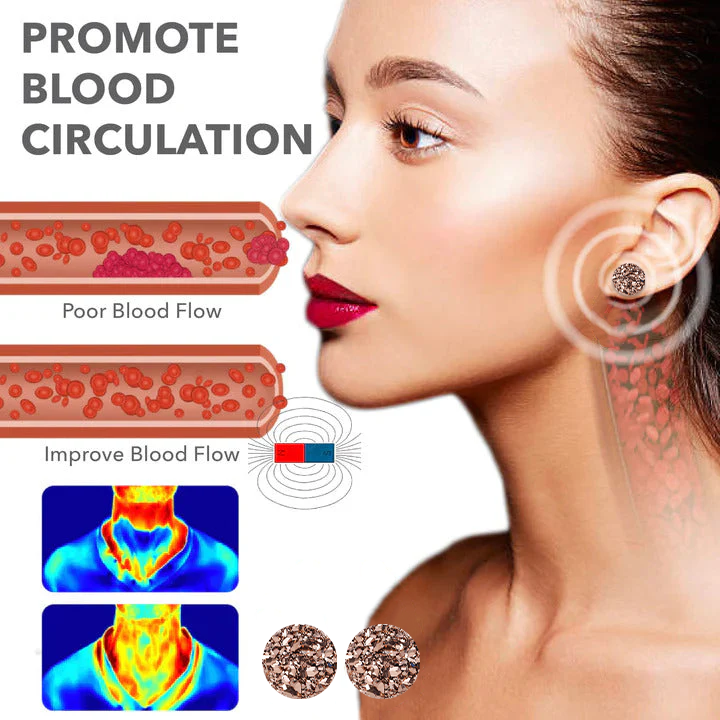 (🎅Christmas 🎄Limited Time Discount 80% Last Day 🎁)CZTICLE™ Lymphvity MagneTherapy Germanium Earrings