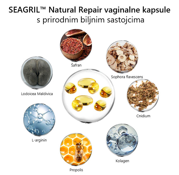 💕 💕SEAGRIL™ Instant Relief za svrbež & Prirodni detoks & Firming Repair & Ružičaste i osjetljive prirodne kapsule