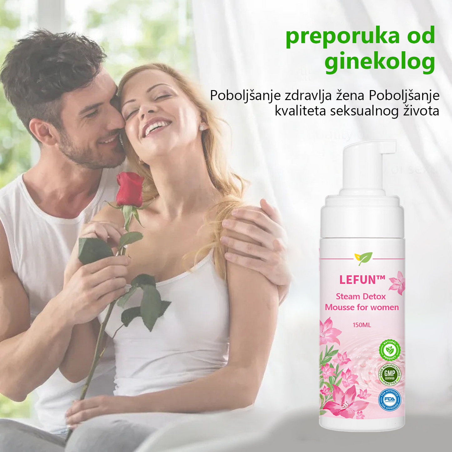 LEFUN™ Mousse za detoksikaciju na pari za žene (Za ravnotežu hormona, ginekološke bolesti i pretilost) x💖💖