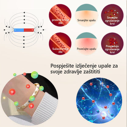 CZTICLE™ 👩‍⚕ Zlatna narukvica s cloisonné emajlom za limfnu magnetsku terapiju🔥（Zadnji sprint na kraju godine, veliki popusti, besplatna dostava）🔥