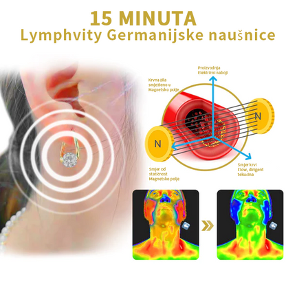 (🔥PRODAJA ZADNJEG DANA - 80% POPUST🔥) CZTICLE™ Lymphvity MagneTherapy Germanijeve naušnice