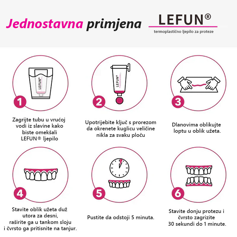 ✨[Službena robna marka]✨ LEFUN® termoplastično ljepilo za proteze (✨Kupite tri, dva gratis🎁)